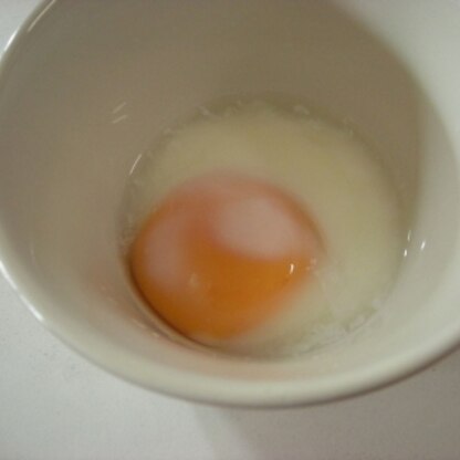 初めて温泉卵作りました！
簡単に上手にできて嬉しいです＾＾♪